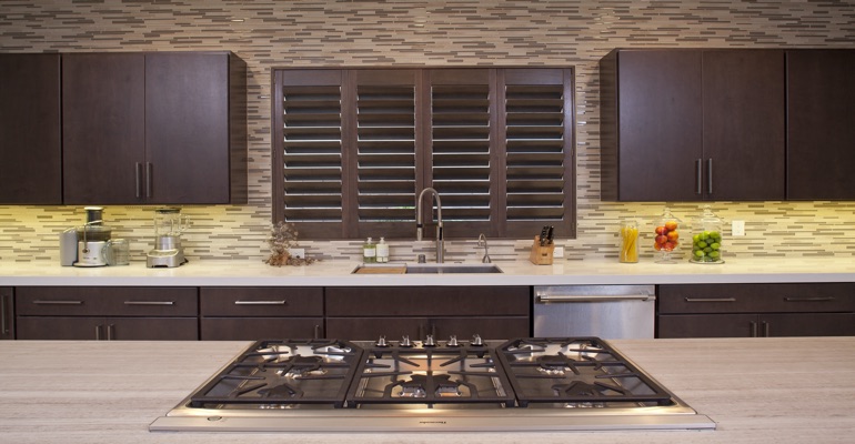 Orlando wood shutter kitchen